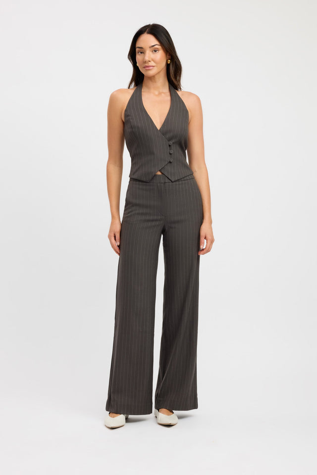product Bergen Halter Vest Kookai Fitted V-neck Sleeveless Womens-Blouse