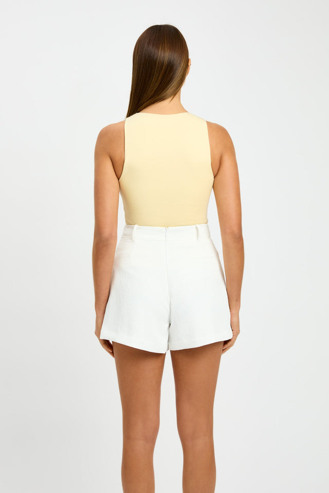 back Alpha Tank Kookai Fitted Roundneck Sleeveless Womens-Blouse