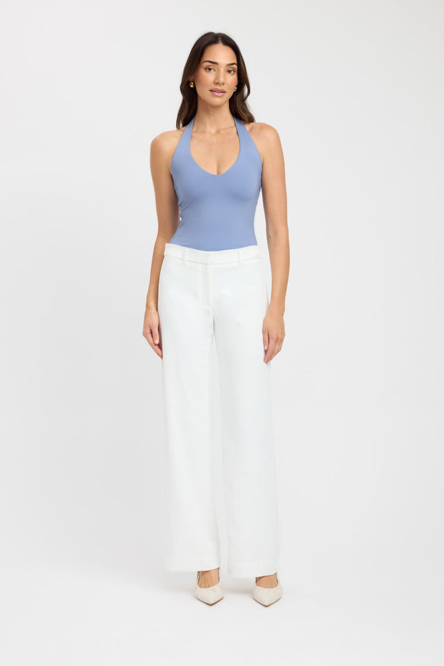 front Stella Tank Kookai Fitted Scoopneck Sleeveless Womens-Blouse