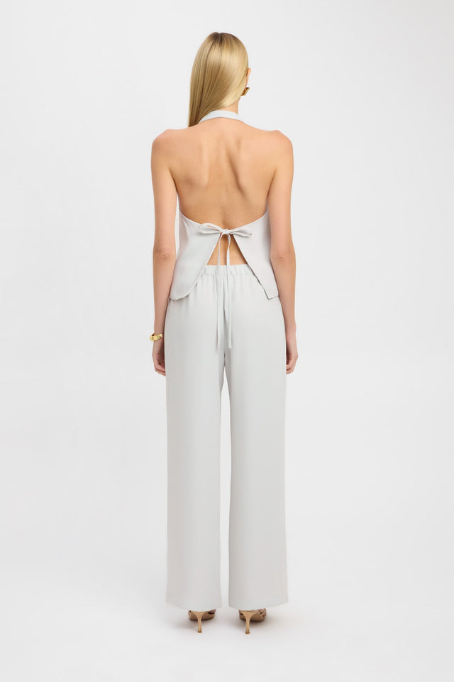 back Maria Vee Core Top Kookai Relaxed V-neck Sleeveless Womens-Blouse
