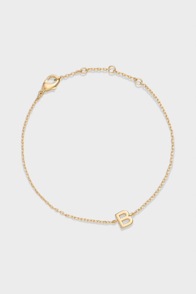 B - Letter Bracelet