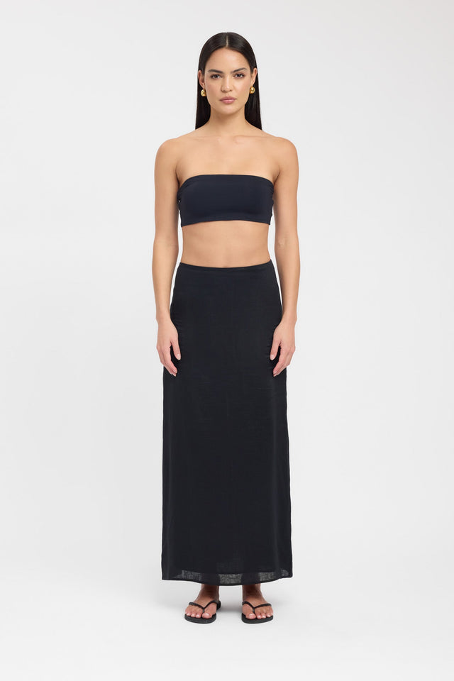 product Tahiti Core Maxi Skirt Kookai Straight Maxi black womens-skirts 