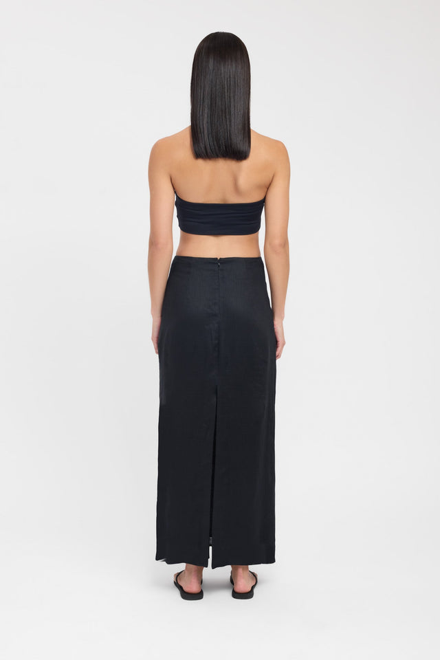 product Tahiti Core Maxi Skirt Kookai Straight Maxi black womens-skirts 