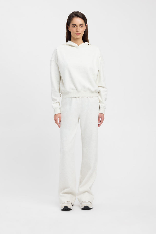 Otis Hoodie Kookai V Neck Relaxed white womens-jumpers 