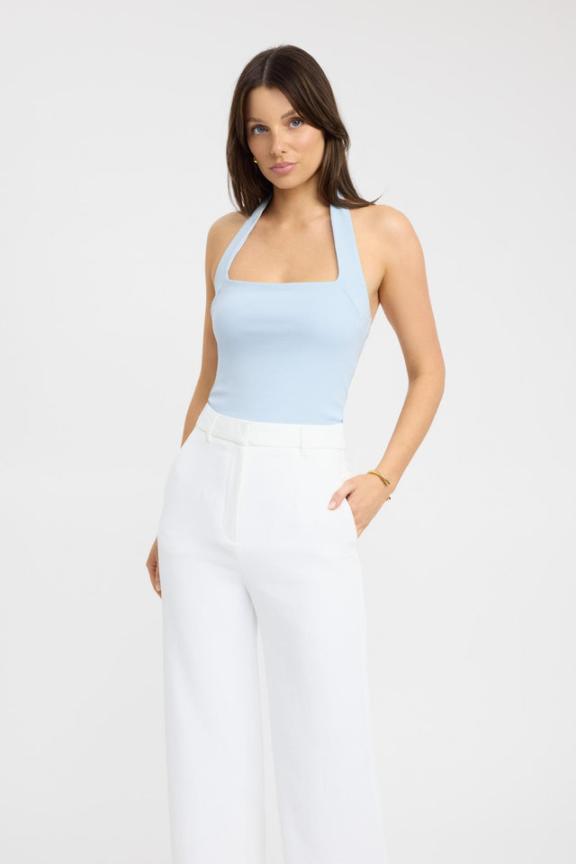 product Nolan Top Kookai Fitted Squareneck Sleeveless Womens-Blouse 