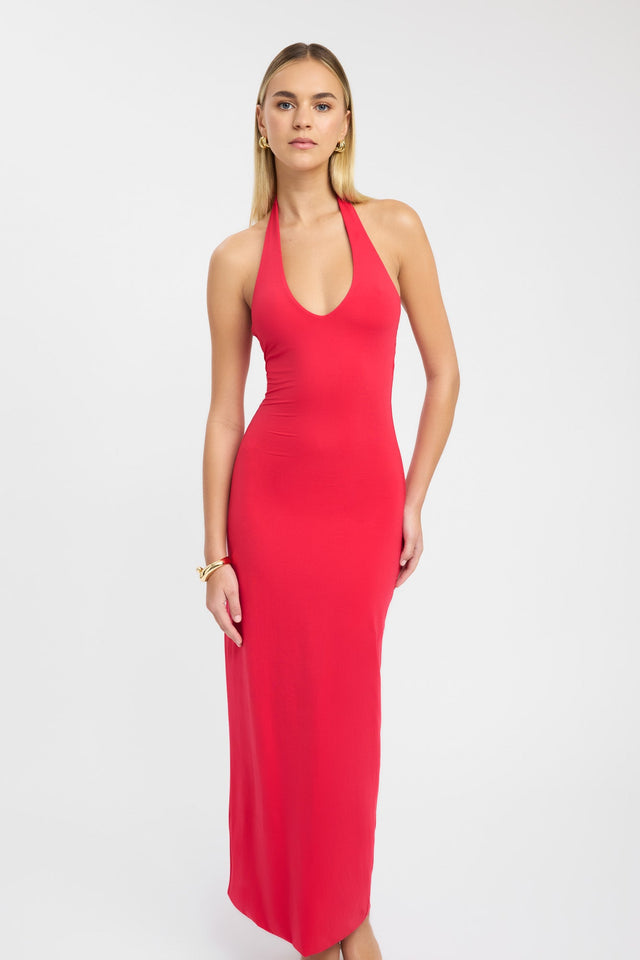 Stella Halter Maxi Dress