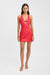 Palm Beaded Mini Dress