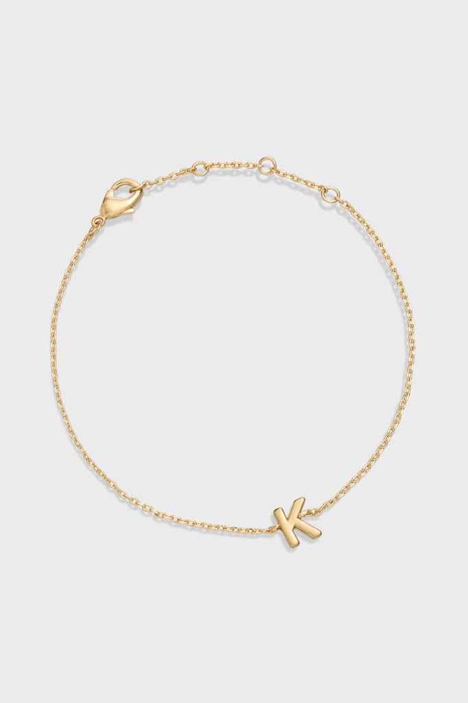 K - Letter Bracelet